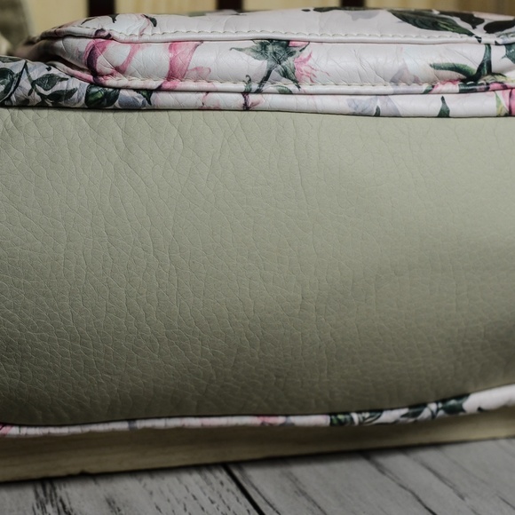 Pink and Green Handbag - Pink and Green Bag - Floral Shoulder Bag - WOW! - Picture 6 of 6